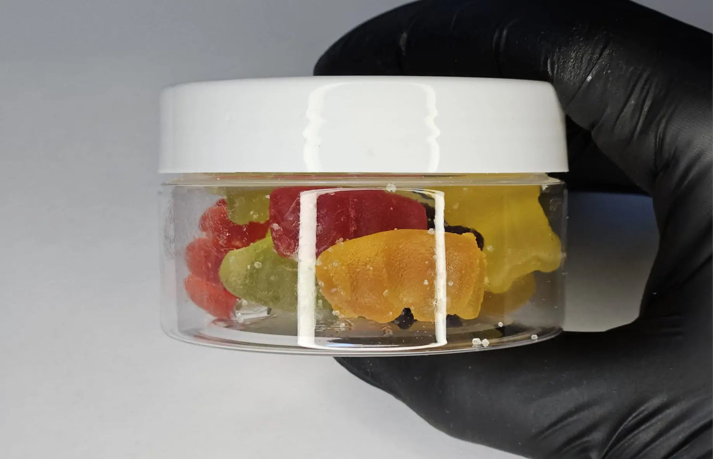 Tutti Frutti, contenant 25 mg de CBD et 5 mg de CBG, produit vegan et sans gluten disponible sur CBDShop95